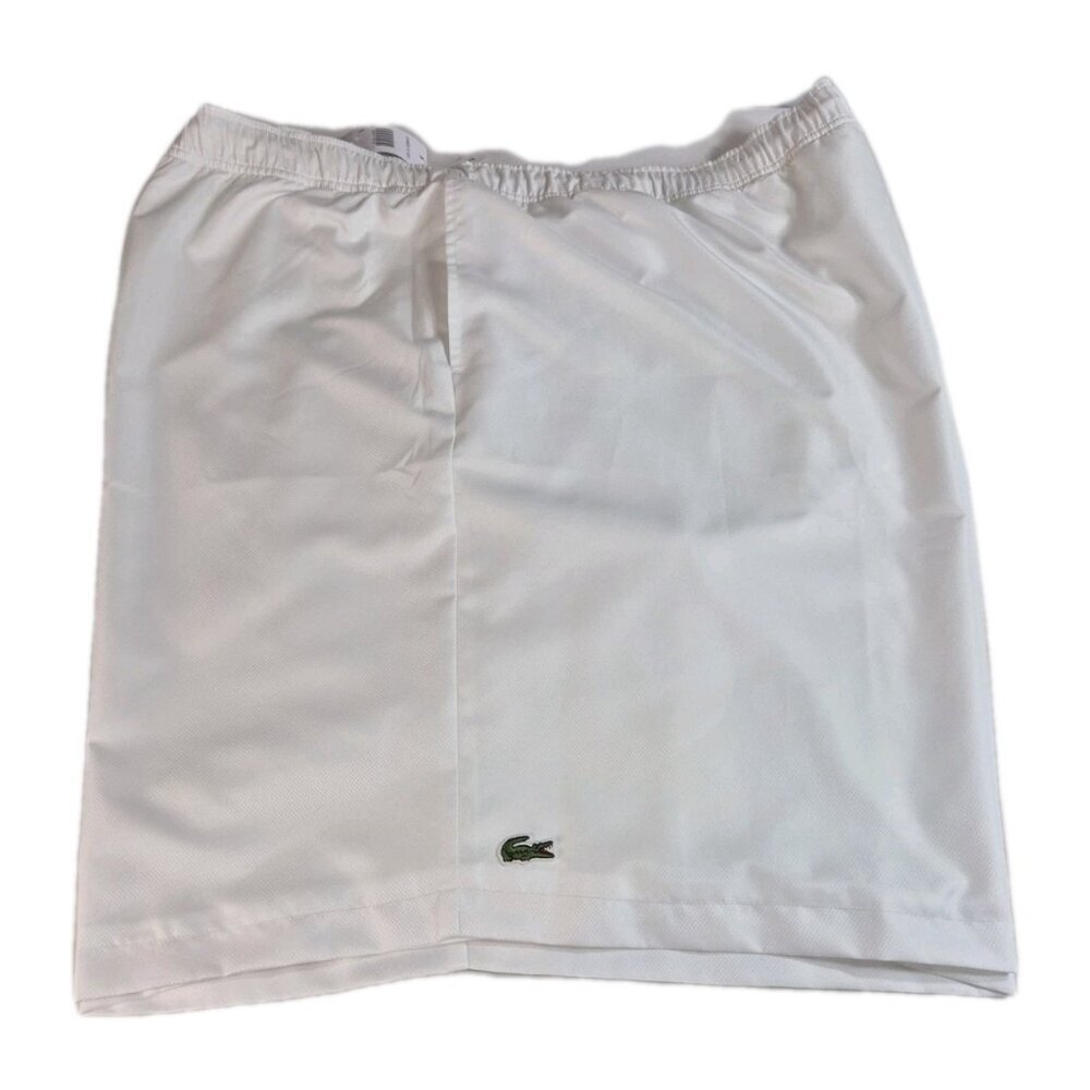Lacoste Men's Shorts Size 5XLB Drawstring White Lined 9 Inches Inseam (58)